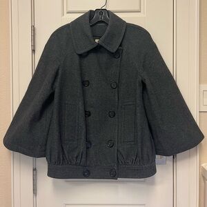 Elizabeth and James Kids Charcoal Pea Coat